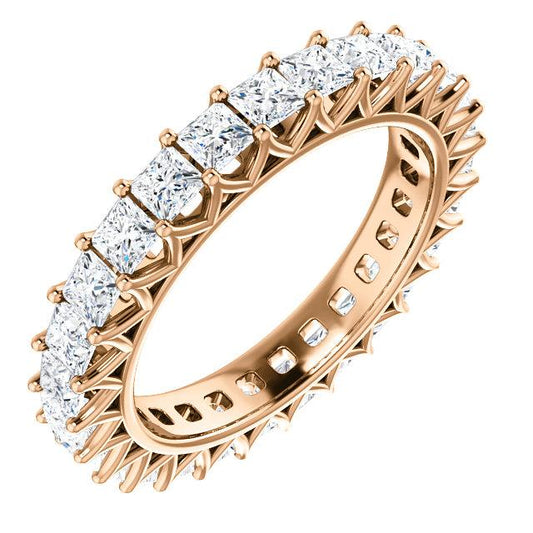 2.85ct Princess Lab Grown Diamond Eternity Band