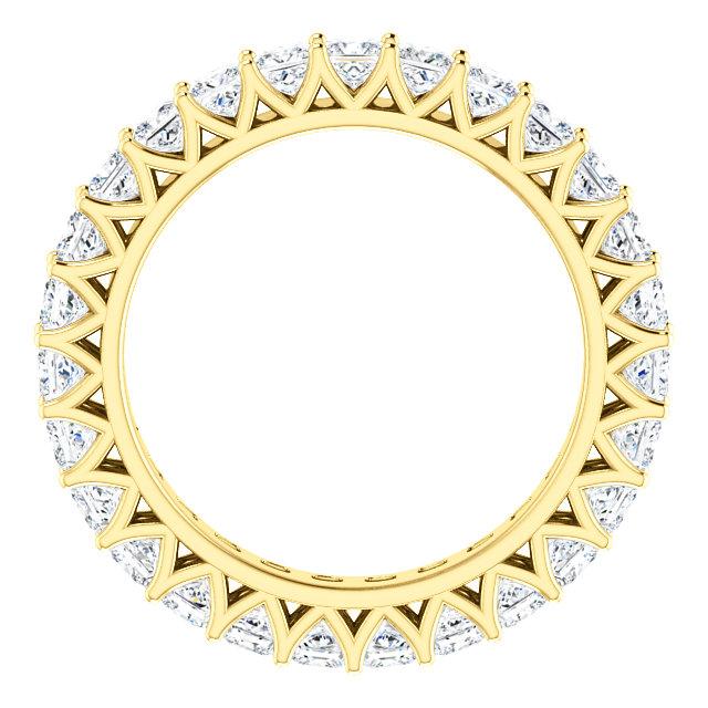 2.85ct Princess Lab Grown Diamond Eternity Band