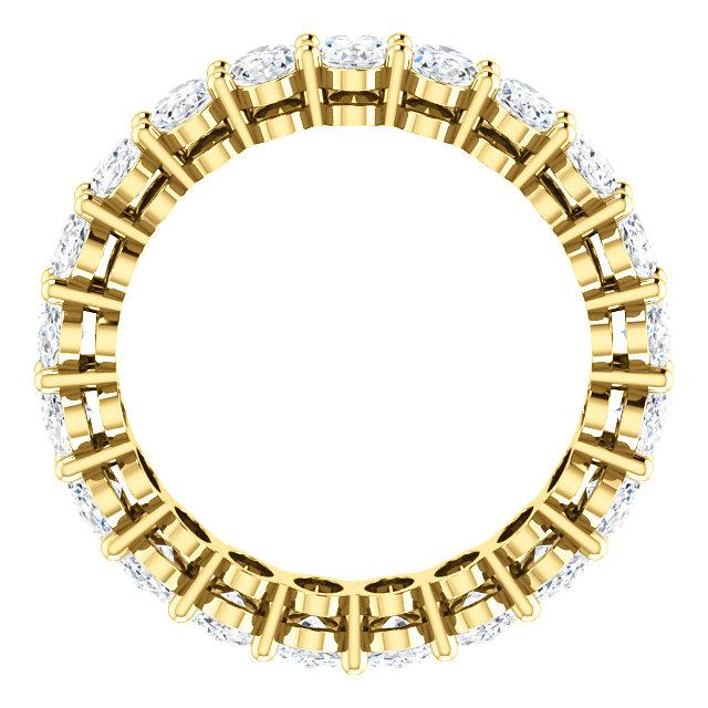 6.30ct Oval Moissanite Eternity Band - I Heart Moissanites