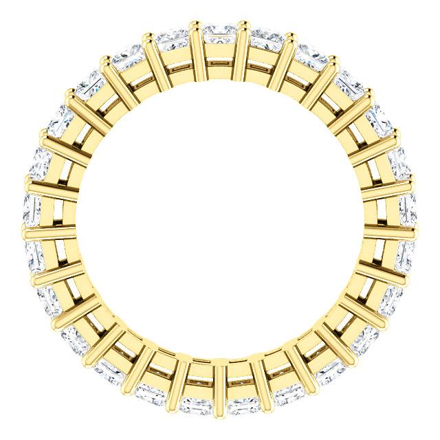 3.75ct Princess Moissanite Eternity Band - I Heart Moissanites