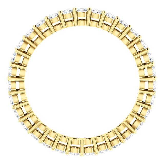 0.93ct Round Brilliant Moissanite Eternity Band - I Heart Moissanites