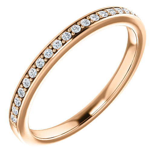 Lab Diamond Wedding Band