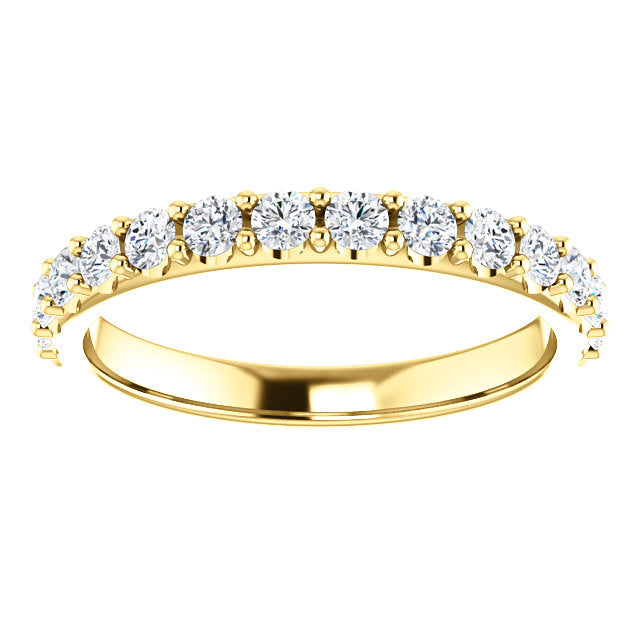 Lab Diamond Wedding Band