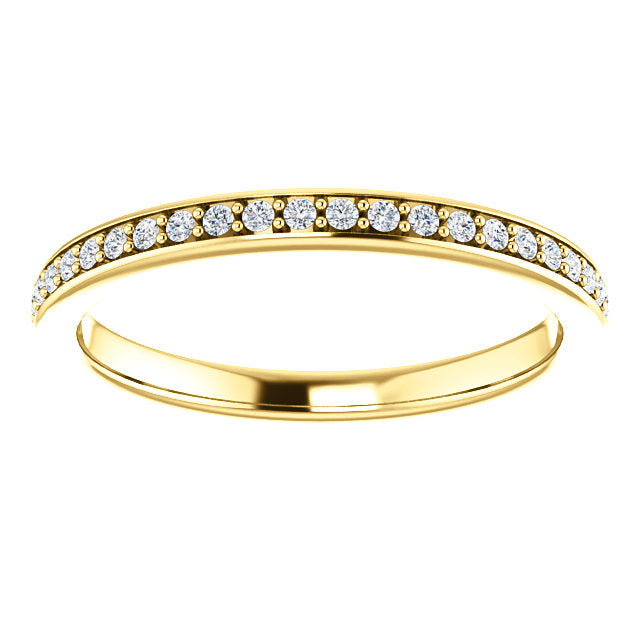 Lab Diamond Wedding Band