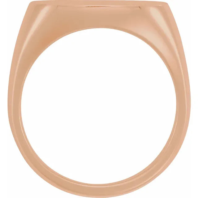 Men's Square Signet Ring