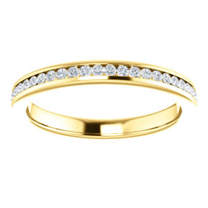 Lab Diamond Wedding Band