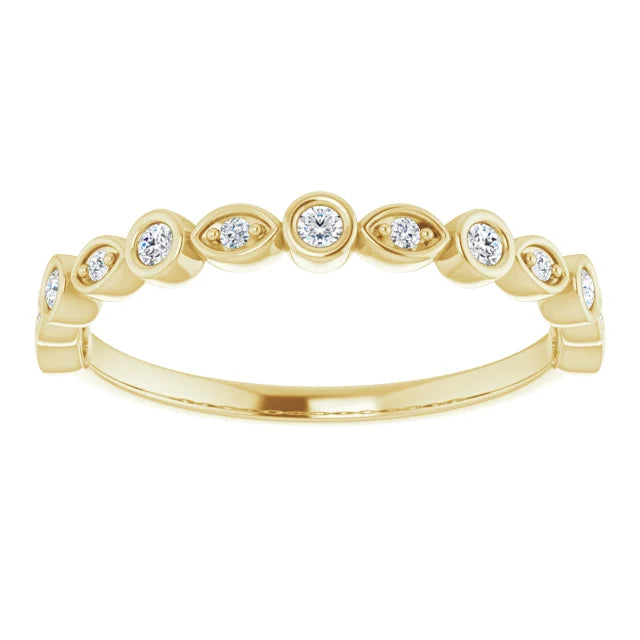 Lab Diamond Anniversary Band