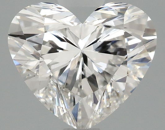 Heart 0.50ct F Colour & VVS2 Clarity Lab Diamond