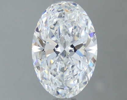 Oval 5.00ct D Colour & VVS2 Clarity Lab Diamond