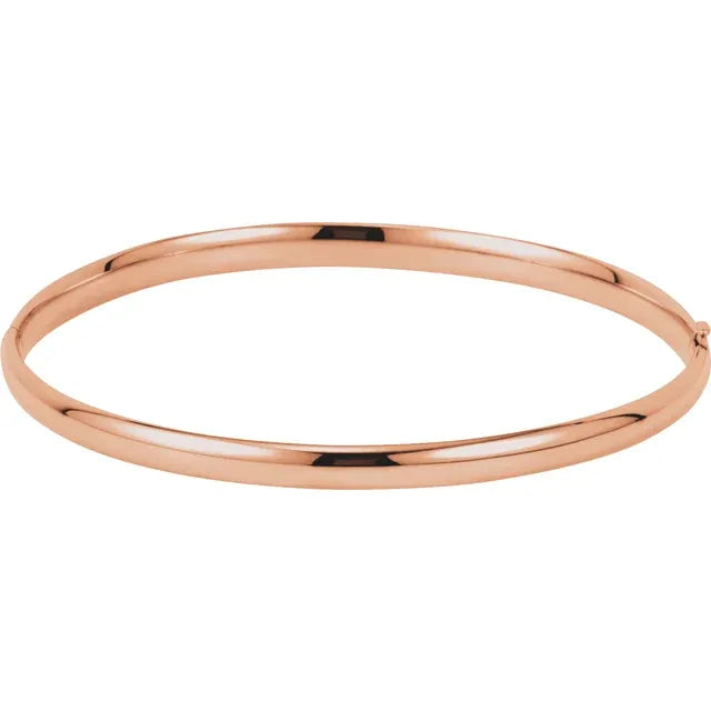 4mm Wide Hinged Style Bangle