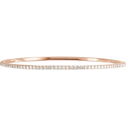 5.00ct Claw Set Stack Bangle