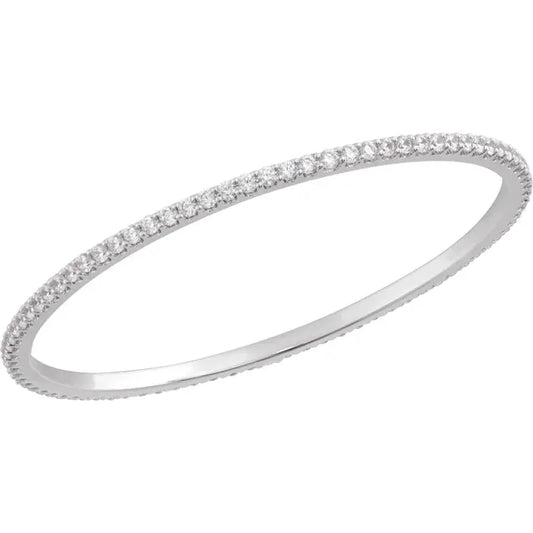 5.00ct Claw Set Stack Bangle