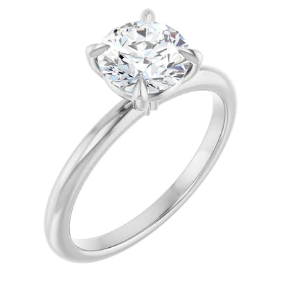Round Brilliant White Gold Solitaire Engagement Ring