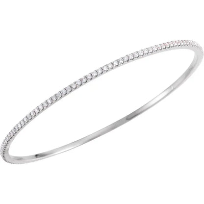 2.00ct Claw Set Stack Bangle