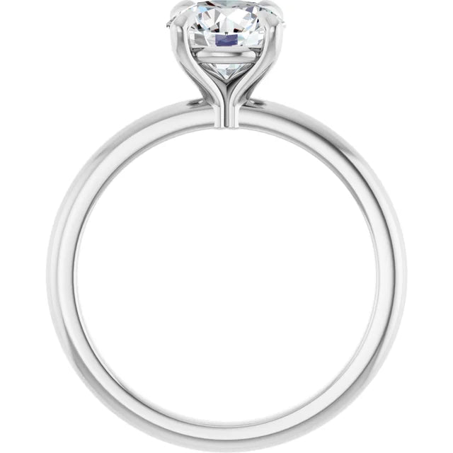Round Brilliant White Gold Solitaire Engagement Ring