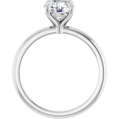 Round Brilliant White Gold Solitaire Engagement Ring