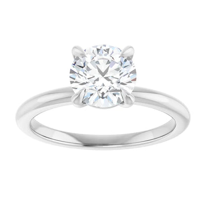 Round Brilliant White Gold Solitaire Engagement Ring