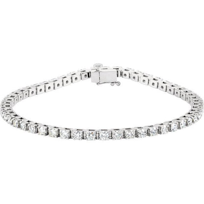 3.00ct Lab Diamond Claw Set Tennis Bracelet