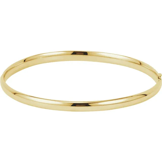 4mm Wide Hinged Style Bangle