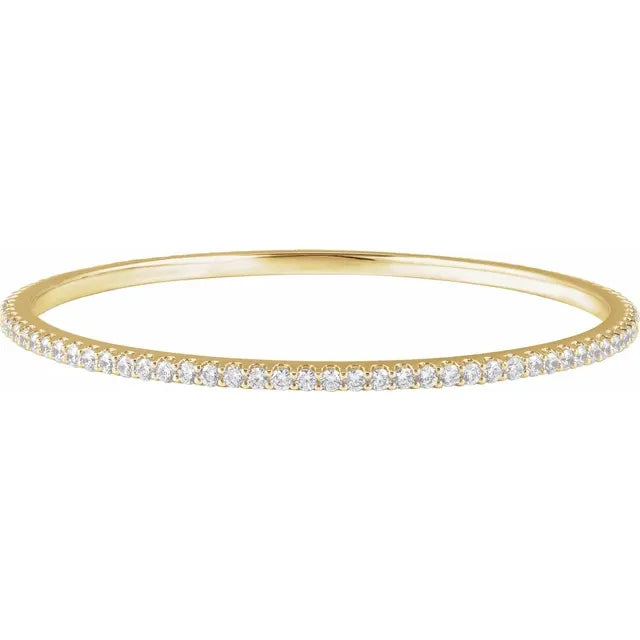 5.00ct Claw Set Stack Bangle