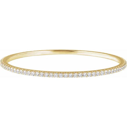 5.00ct Claw Set Stack Bangle