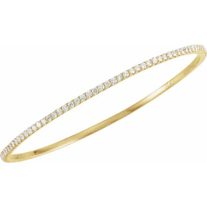 3.00ct Claw Set Stack Bangle