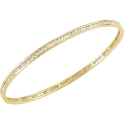 Channel Set Style Bangle