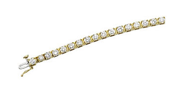 5.00ct Lab Diamond Claw Set Tennis Bracelet