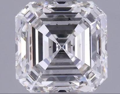 Asscher 0.50ct G Colour & SI1 Clarity Lab Diamond