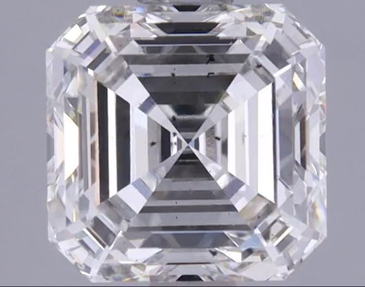 Asscher 0.50ct G Colour & SI1 Clarity Lab Diamond