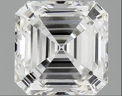 Asscher 0.50ct F Colour & VVS2 Clarity Lab Diamond