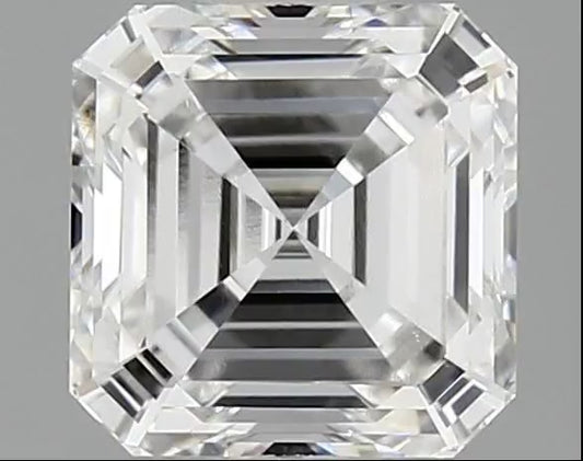 Asscher 0.50ct F Colour & VVS2 Clarity Lab Diamond