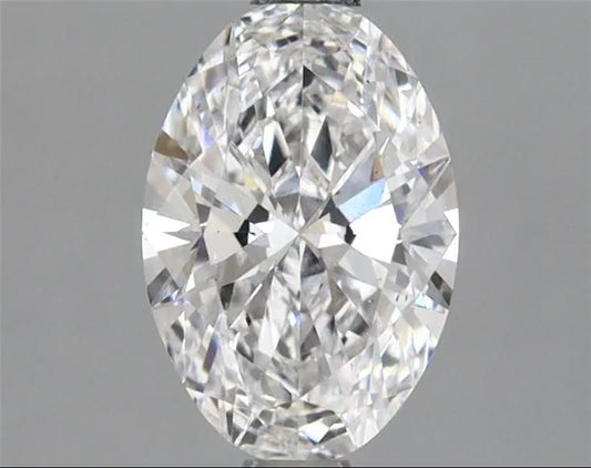 Oval 0.50ct D Colour & VS1 Clarity Lab Diamond