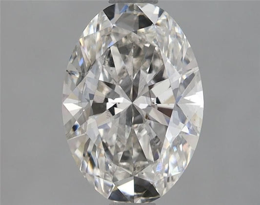 Oval 0.50ct H Colour & SI1 Clarity Lab Diamond