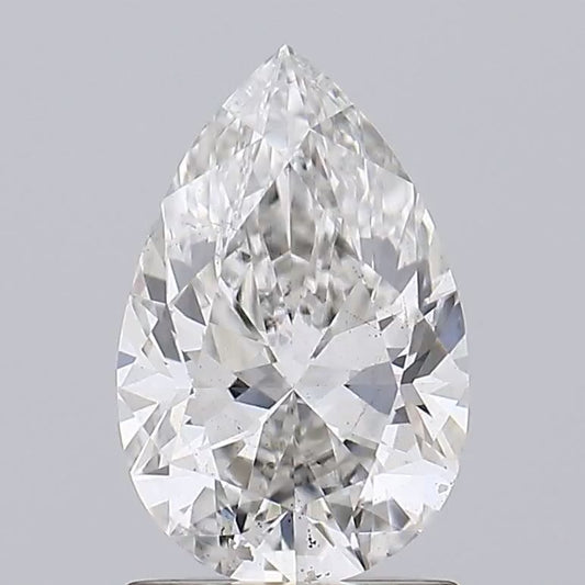 Pear 0.50ct H Colour & SI1 Clarity Lab Diamond