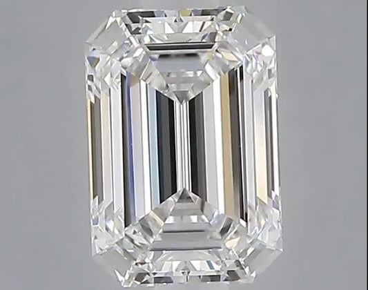 Emerald 0.50ct F Colour & VVS2 Clarity Lab Diamond