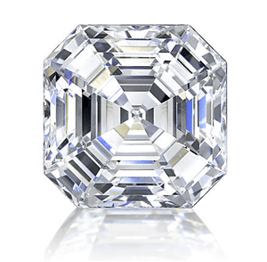 1.00ct E SI1 Asscher Lab Created Diamond