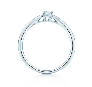 Custom 18K White Gold 0.30ct Round Diamond Engagement Ring #273