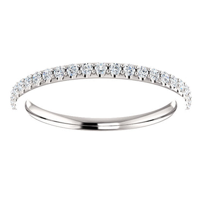 Lab Diamond Wedding Band