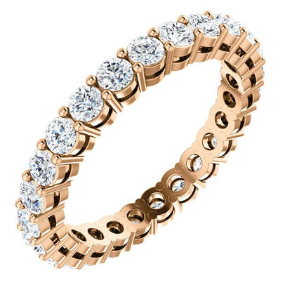 Round Brilliant Lab Grown Diamond Eternity Band