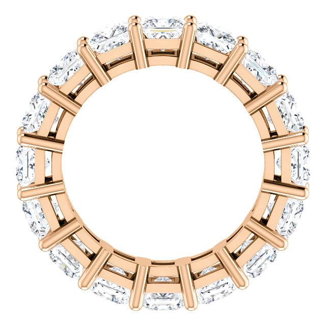 4.80ct Princess Moissanite Eternity Band - I Heart Moissanites