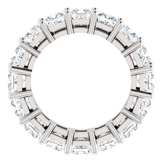 4.80ct Princess Moissanite Eternity Band - I Heart Moissanites