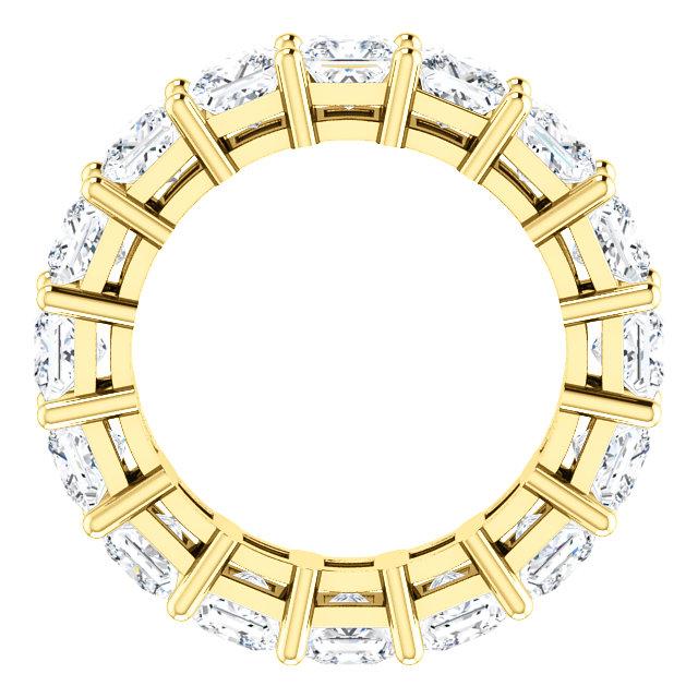 4.80ct Princess Moissanite Eternity Band - I Heart Moissanites