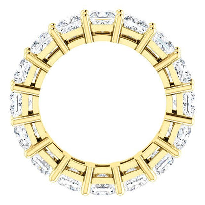 4.80ct Princess Moissanite Eternity Band - I Heart Moissanites