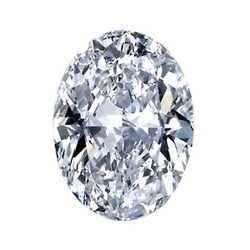 0.90ct H VS1 Oval Lab Created Diamond