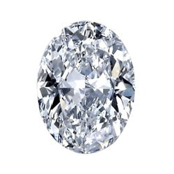 2.50ct E VVS2 Oval Lab Created Diamond