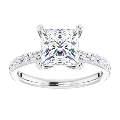 Princess Claw Set Style Engagement Ring