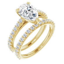 Pear Claw Set Style Engagement Ring