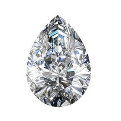 1.00ct D VS1 Pear Lab Created Diamond