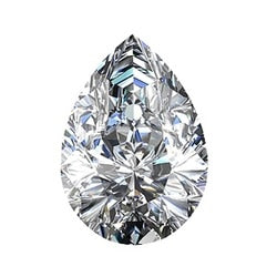 2.30ct E VVS2 Pear Lab Created Diamond